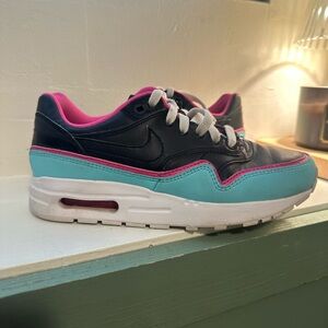 Nike Air Max Sneakers in Black, Teal, and Pink
